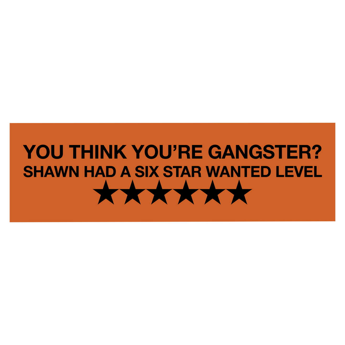 SHAWN'S EXOTIC RENTALS - BUMPER STICKER